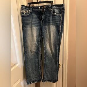 Rock Revival Medium Blue Boot Cut Jeans